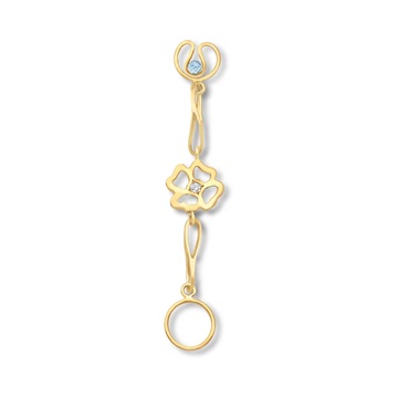 Short Clover Infinity Expression 9ct gold plate